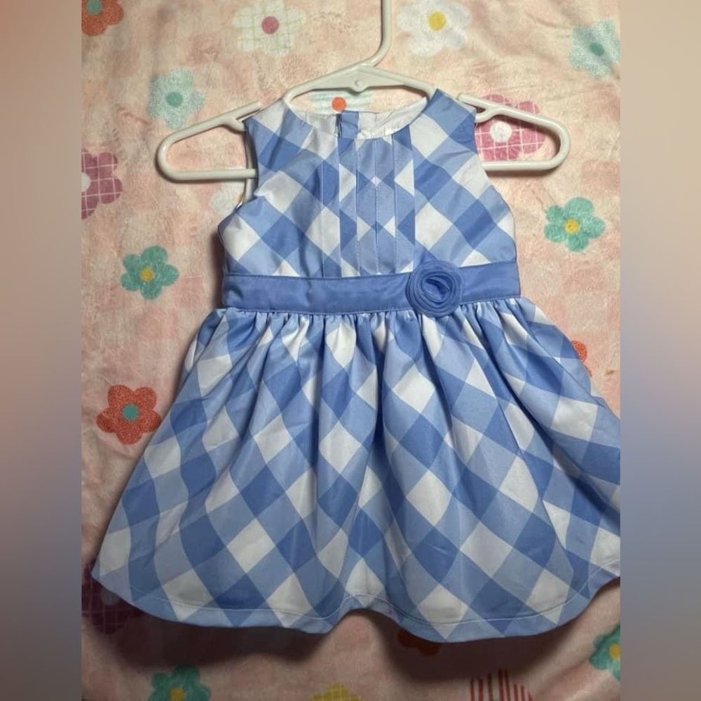 Carter’s Just One You Blue & White Plaid dress